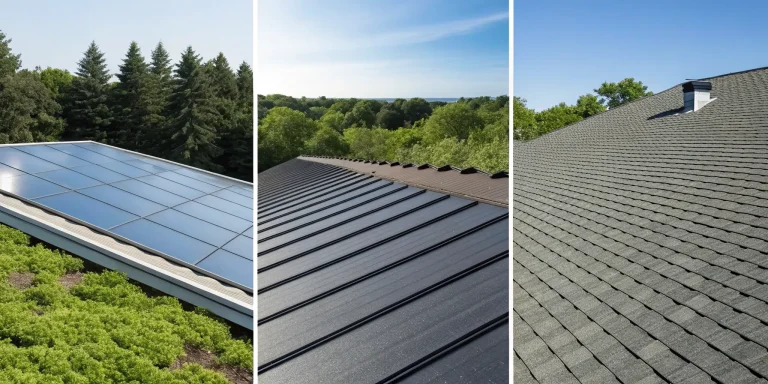 A large, flat roof featuring one of the main types of commercial roofing systems.