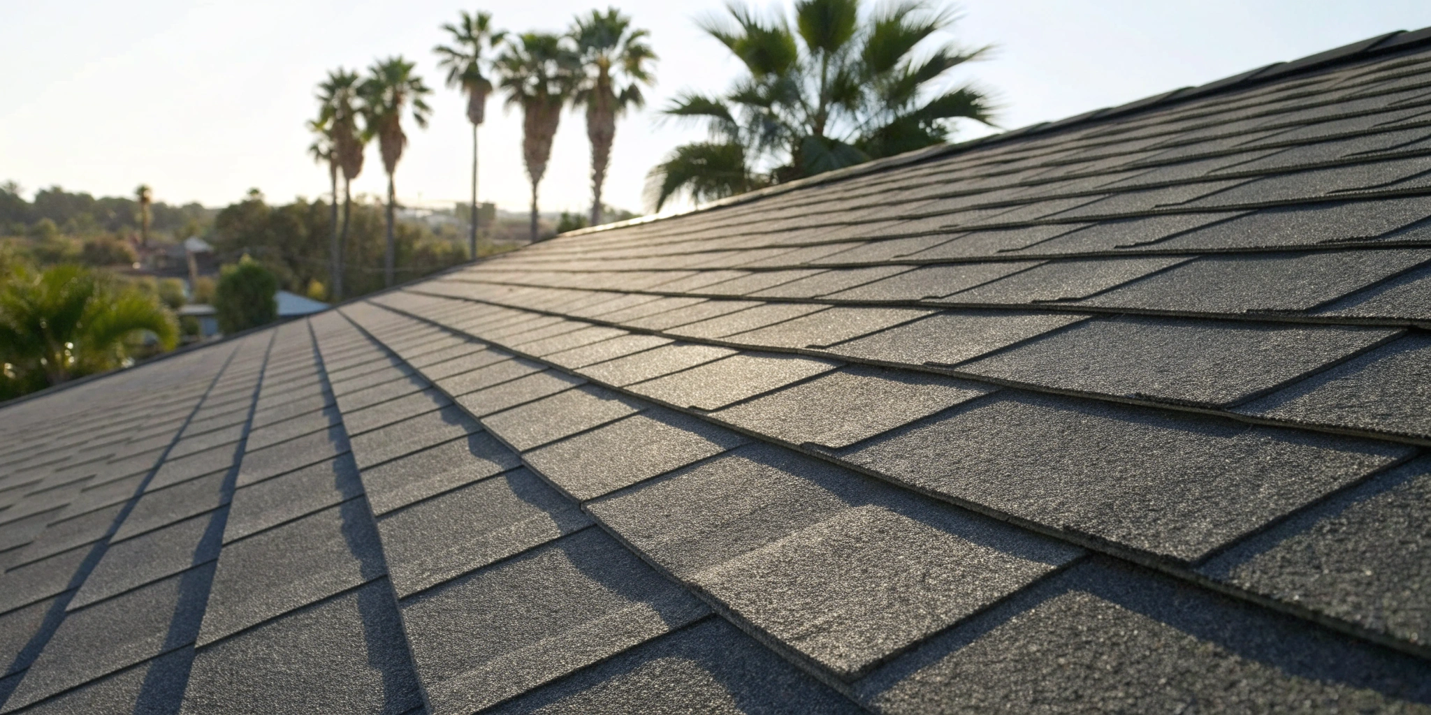 A new asphalt shingle roof, a primary factor in the total replacement cost.