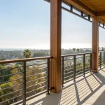 A Los Angeles apartment balcony requiring an SB 721 safety inspection.