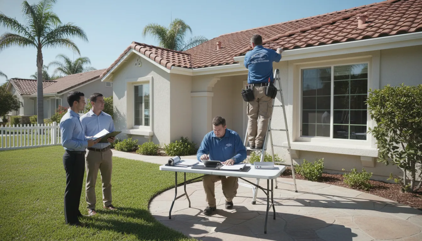 Roof certification cost California inspection for real estate closing