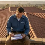Roof certification cost Orange County inspection paperwork