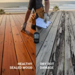 Southern California wood deck inspection for dry rot prevention